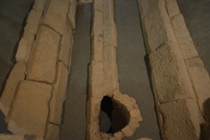Cloaca romana conservada bajo un edificio de Ciudad Jardín| TONI BLANCO